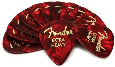 Pick 351 Shape Premium Extra Red 12 Count Picks, Heavy, Moto,