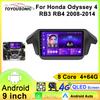 TOYOUSONIC 2 Din Android13 For Honda Odyssey 4 RB3 RB4 2008-2014 Car Radio Multimedia Player GPS Navigation Autoradio Carplay Head Unit