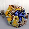 1pc Dragon Ball Z Vegeta & Goku Outdoor Umbrella - Automatic Opening/Closing - Portable 3-Fold Design - 8 Bone Iron Frame - Ideal Gift for Fans, Trave