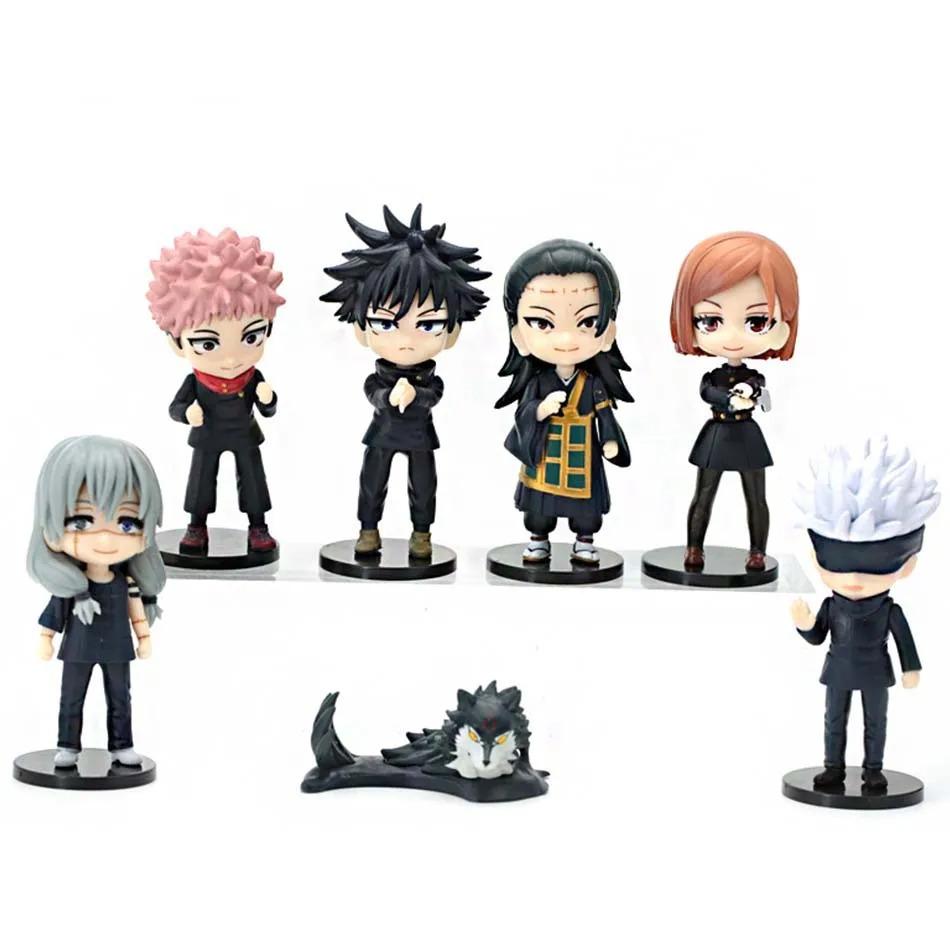 In Stock Mini Jujutsu Kaisen Gojo Satoru Mahito Getou Suguru Itadori Fushiguro Anime Figures Toys