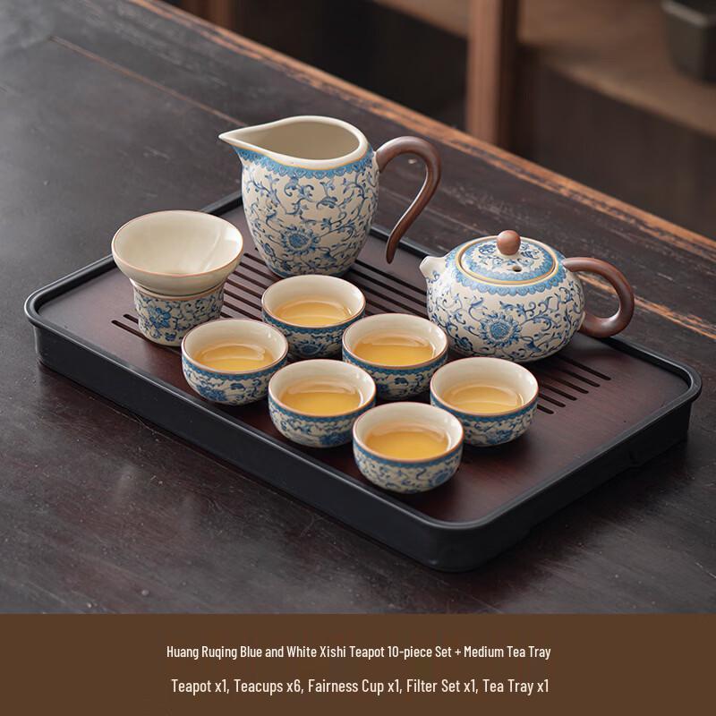 Chinese Blue and White Tea Set