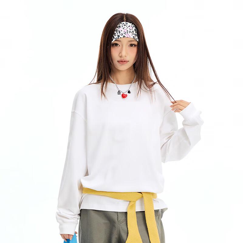 Fingercroxxit Men's Heavyweight Cotton Long-Sleeve T-Shirt