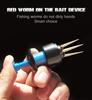 Red Worm On Bait Device Linked To Red Worms Web Earthworm Bloodworm Clip Live Bait Bundled Fishing Accessories Gear Supplies