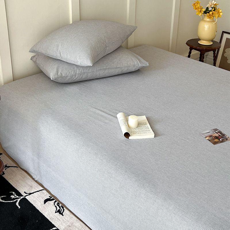 Minimalist Solid Color Thick Bed Sheet For Household Student Dormitory Single Bed
