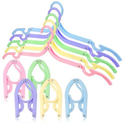 Folding Travel Hangers Portable Folding Clothes Hangers Travel Space Saving Foldable Clothes Drying Rack for Adult