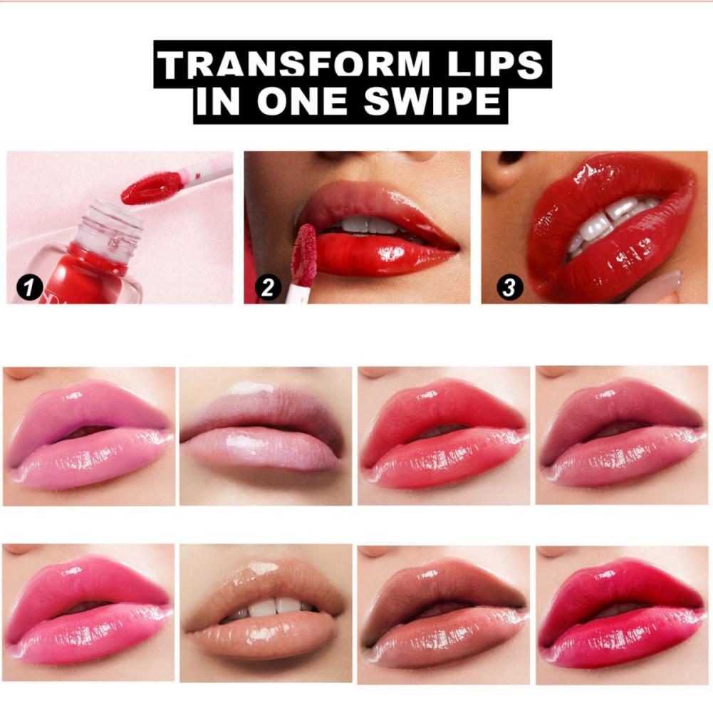 Plumping Lip Gloss Chili Pepper Extract Hydrating & Smoothing Lip Gloss