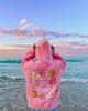 Women's Loose Hoodie with Letter Print and Kangaroo Pocket