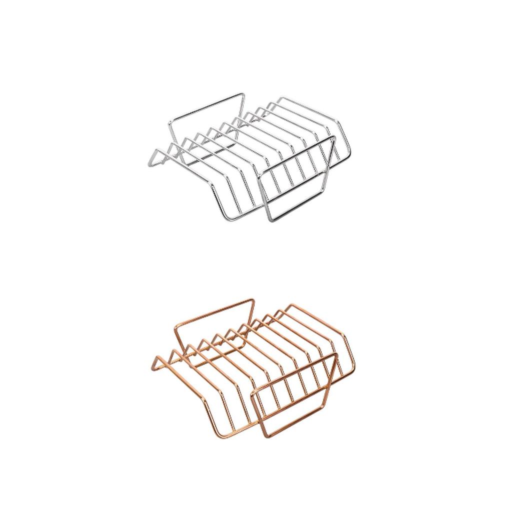 Grill Versatile Portable with Handles Sturdy BBQ Tool Roasting Rack Steel Roasting Stand for Kitchen Picnic Travel