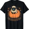 Pumpkin Sheep Costume On Sheep Halloween T-Shirt