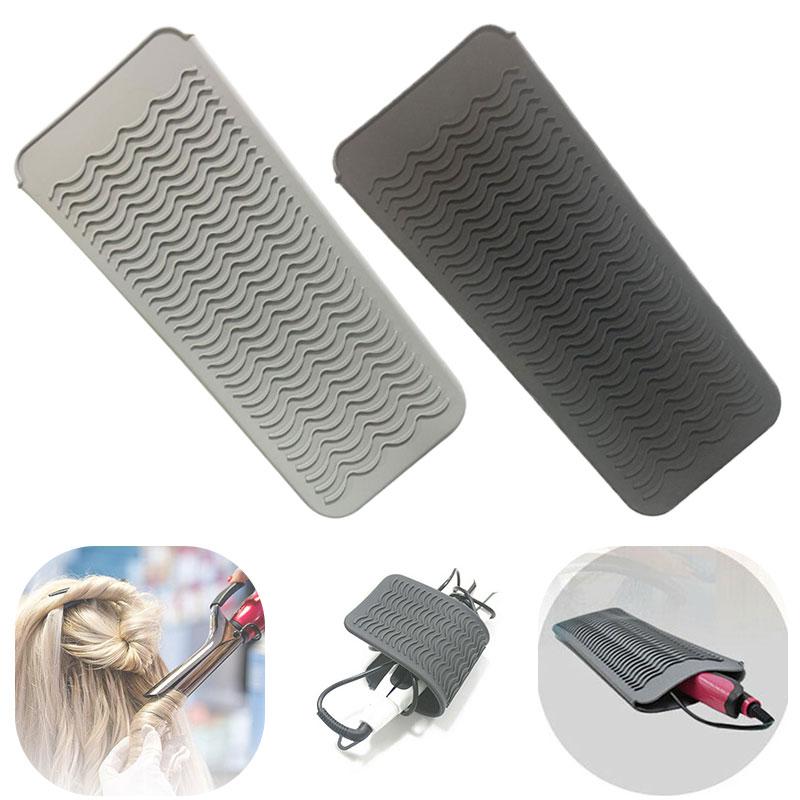 Silicone Heat Proof Safety Mat Pad for Hair Straighteners Pouch