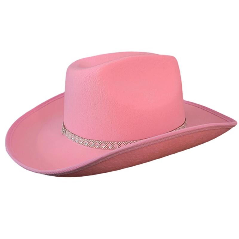 

Hats Men Cowboy Hats Jazz Hat for Women Western Cowboy Hat Church Hat Model Show Cowboy Hat Felt Hat Adult Men Hat