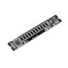 Mini Double Dual 12-bit LED Music Level Indicator Module Adjustable Light Speed VU Meter Stereo Amplifier Board with AGC Mode