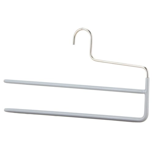 Mawa Dvojitá ramínka na kalhoty, Sada 5 kusů (KH2) Mawa Věšáky na sukně a štóly (220015000) stříbrný (15) Mawa Věšáky pro muže a ženy, Funkční St