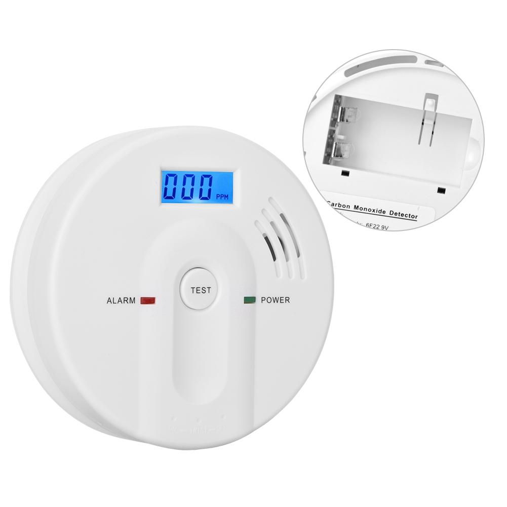 LCD Display Digital Carbon Monoxide Gas Poisoning Sensor Alarm Warning Detector