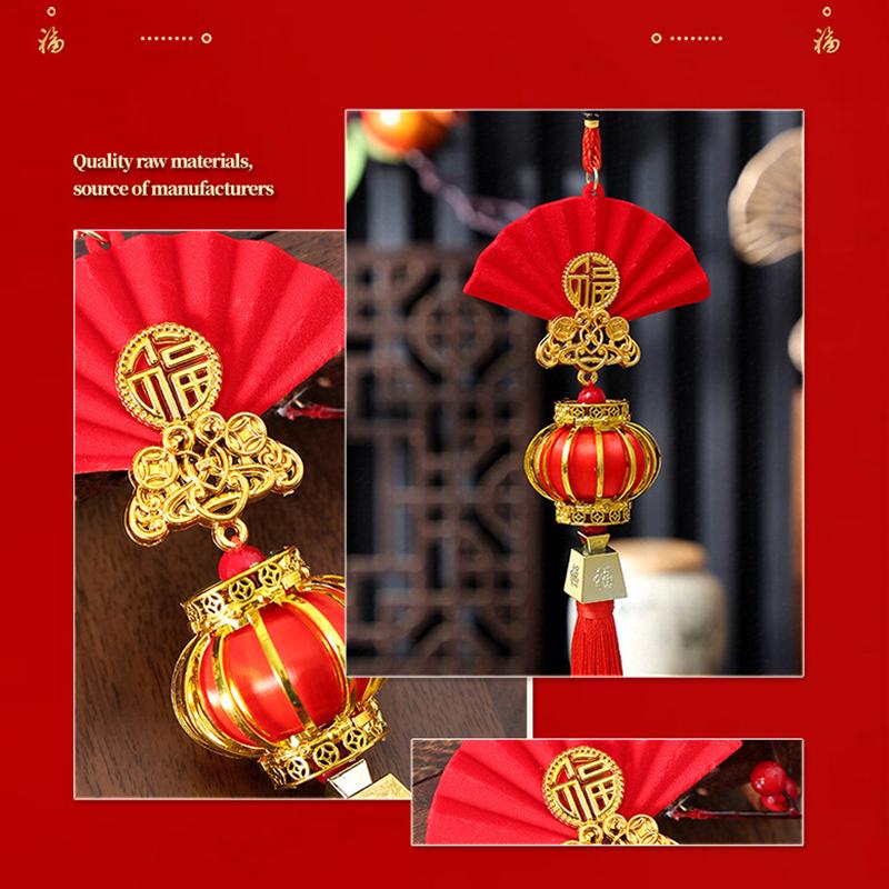 1PC Decorations Stable Structure Traditional Housewarming Celebrations Lanterns Bright Colors Spring Festival Gift