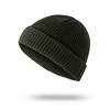Hat Men's Autumn and Winter Short Melon Hat Knitted Wool Hat Hip Hop Street Hooligan Hat Yuppie Bag Head Cold Hat