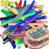 Silicone Towel Bands Beach Chairs Multicolor Elastic Towel Clips Windproof Rubber Bands Multipurpose Clothing Organizer Tools