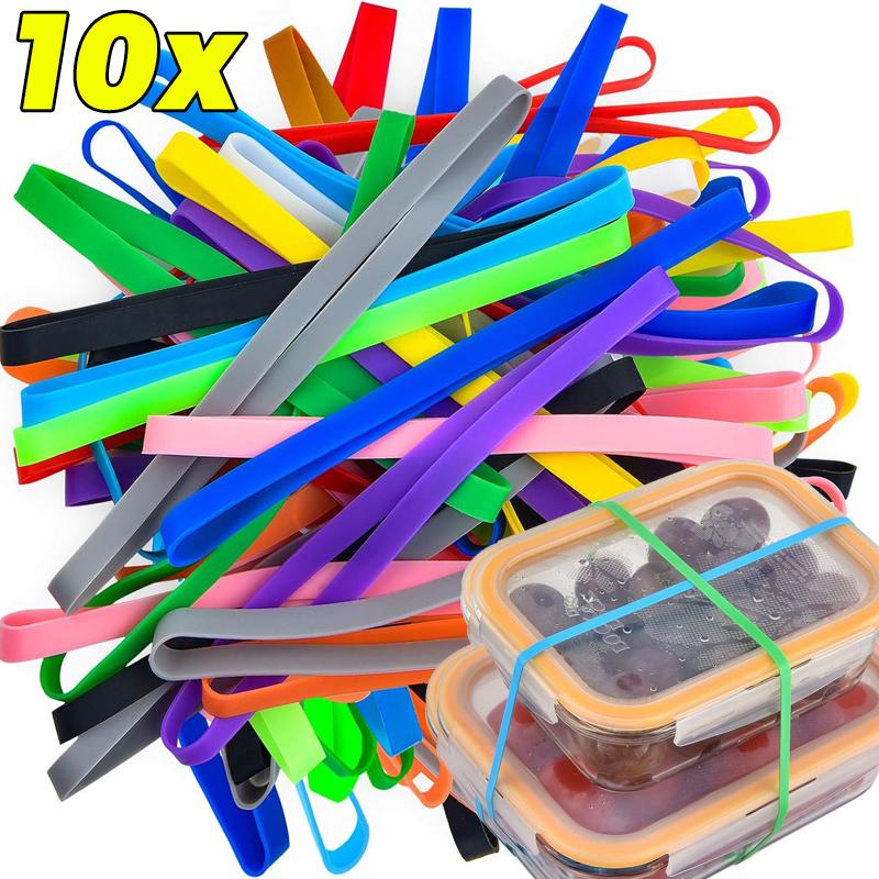 Silicone Towel Bands Beach Chairs Multicolor Elastic Towel Clips Windproof Rubber Bands Multipurpose Clothing Organizer Tools