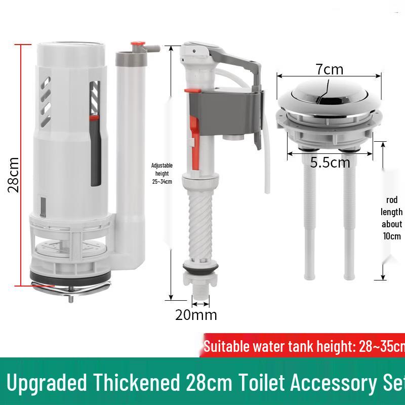 YouShu Toilet Inlet & Drain Valve Set