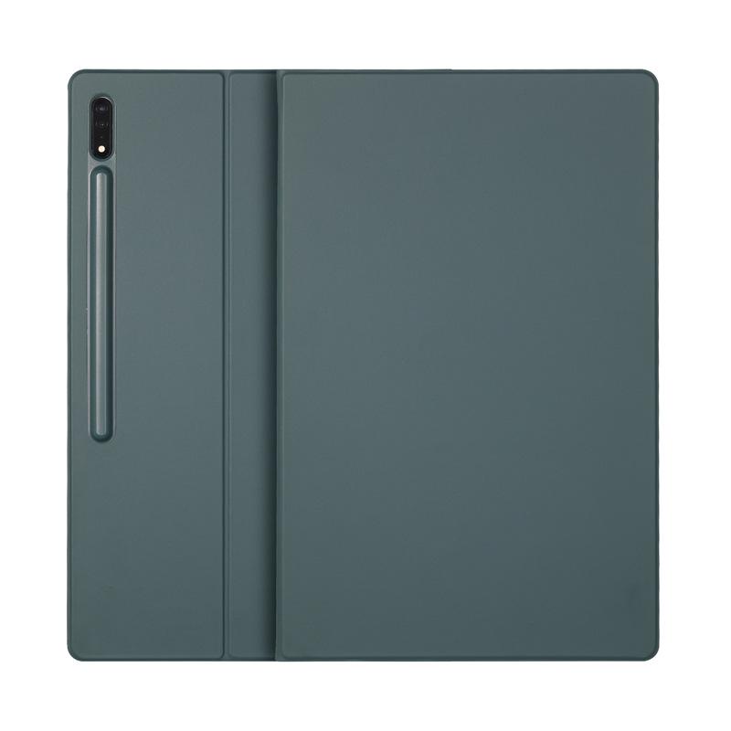 "Magnetic Suction Leather Tablet Case with Pen Slot for Samsung Galaxy Tab S9U"