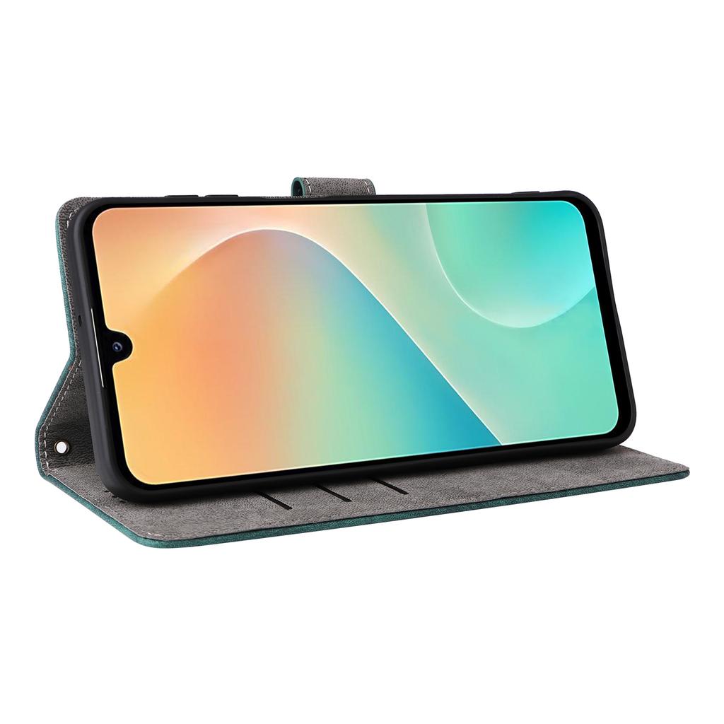 For Samsung Galaxy M36 5G Case Wallet RFID Blocking PU Leather Phone Cover Stand with Strap