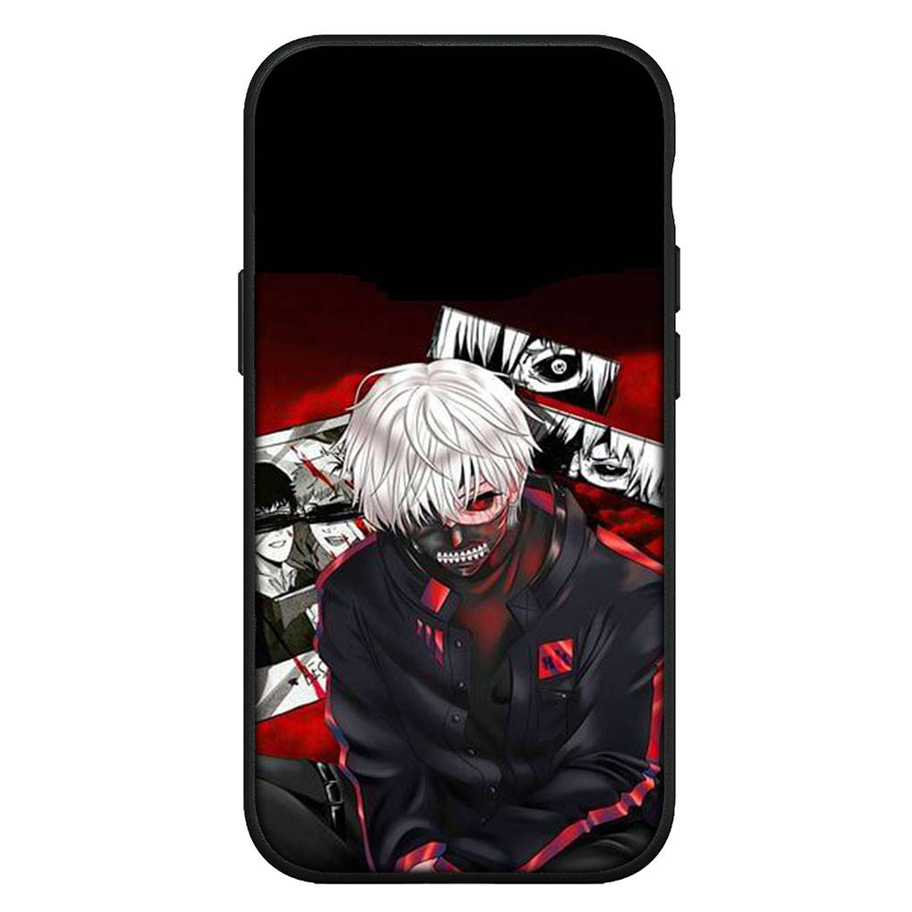 

для iPhone 16 15 X XR Samsung Galaxy S24 S23 Plus Xiaomi Redmi Note 13 12 11 Pro Max 10 14 OPPO Huawei Cover Tokyo Ghoul Ken Kaneki Cartoon Phone Case for iPhone 16 Plus болюс