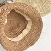 1 STKS Strand Koreaanse Strohoed Zomer Dames Vizier Emmerhoed Vissershoed Hand Geweven Panama Meisje Visserij Chapeau Zonnehoeden Gereedschap