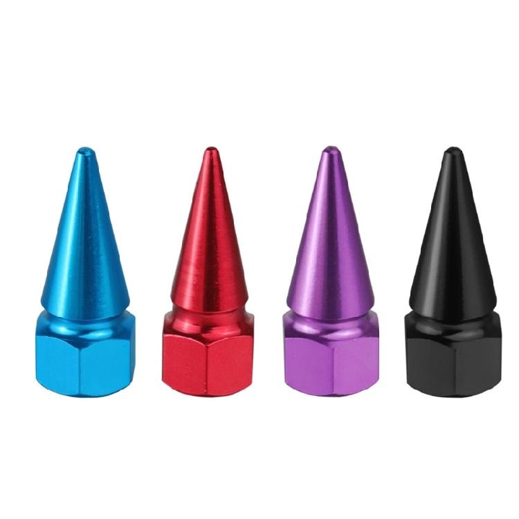 Aluminum Spiked Shape Tire Valves Caps for Car Owners Ensures Longevity of Tires and Valves Enhances Vehicle Appearance