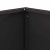 Fire Pit Black 60 X 60 X 40 Cm Steel