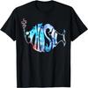 Kleurrijk Phish-Jam, Tie-Dye T-shirt Voor Visser, T-shirt met Visafbeelding