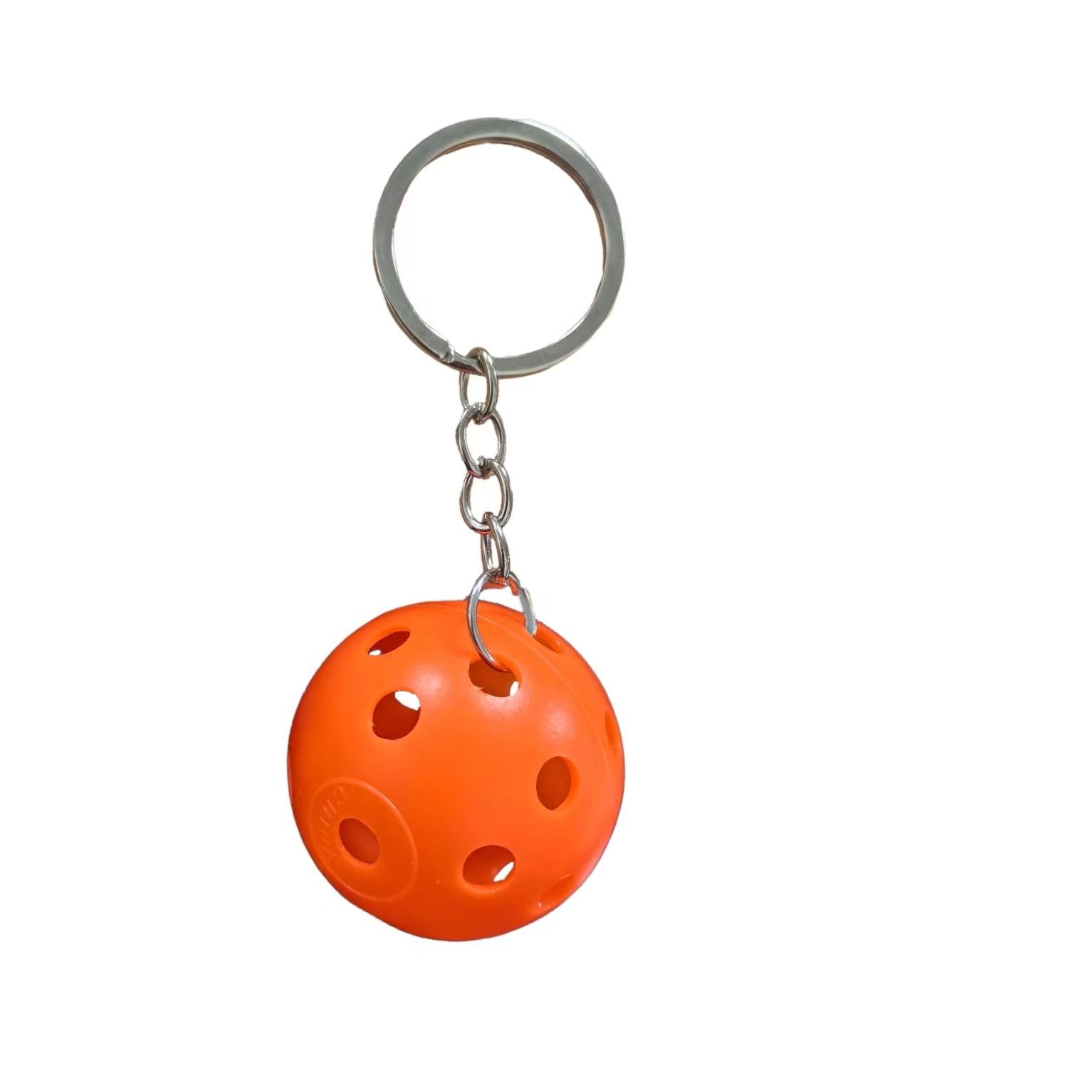 

Pickleball Bag Key Holder Car Key Chain Pendant Pickleball Keyring for Party Hoilday Handbag Wallets Birthday Gifts оранжевый