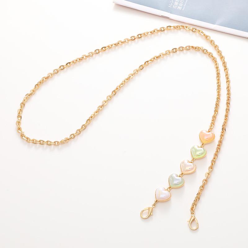 Metalowy łańcuszek do telefonu crossbody odporny na upadki z klipsem i smyczą 125 cm