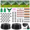 Double 15m Garden Irrigation & Cooling Drip System for Automatic Plant Watering