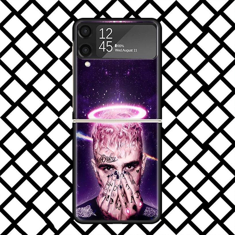 Lil Peep Hellboy Love Phone Case For Samsung Z Flip 7 6 5 4 3 Galaxy ZFLIP7 ZFlip6 5G Flip5 Flip4 Flip3 5g Black Hard Cover