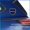 Car Metal Sticker Custom Shield Car Rear Trunk Shield Emblem Badge Sticker For Volvo XC60 XC90 S60 S80 S40 V40 V60 V70 V50 XC70