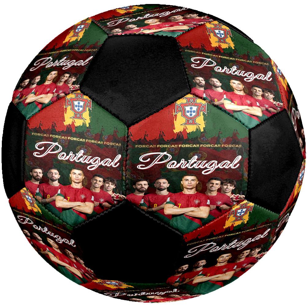 1pc Portugal National Football Team Soccer Ball Size 5 Indoor Soccer Ball Fashion Colorful Backyard Game - Great For Sports Fans Gift HE52