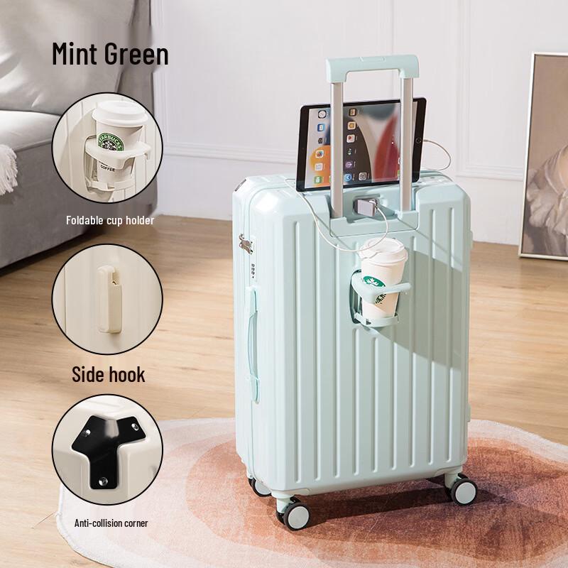 JOURHEY SHI Women's Lightweight Multi-functional Travel Suitcase