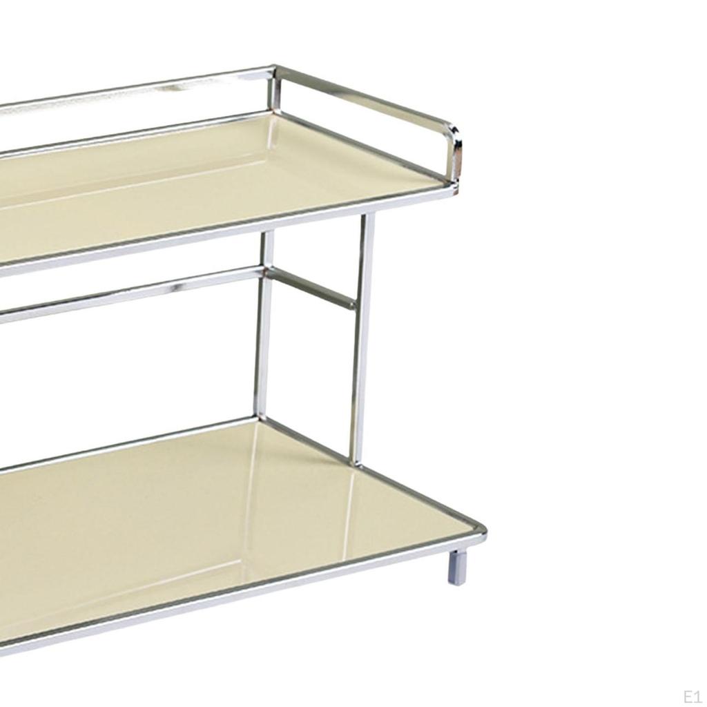 Bathroom Tray,2 Tier Countertop Organizer Cosmetic Holder Standing Shelf, Storage Shelf