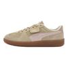 Puma Palermo CN Mesh Comfortable Soft Thin Sole Durable Low Top Skate Shoes Women Sneaker Light-Brown 403954-02