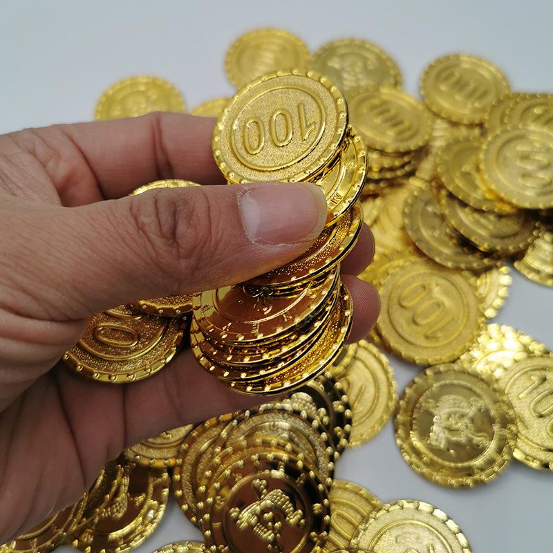 Pirate Gold Coin Simulation Game Ornaments & Chips