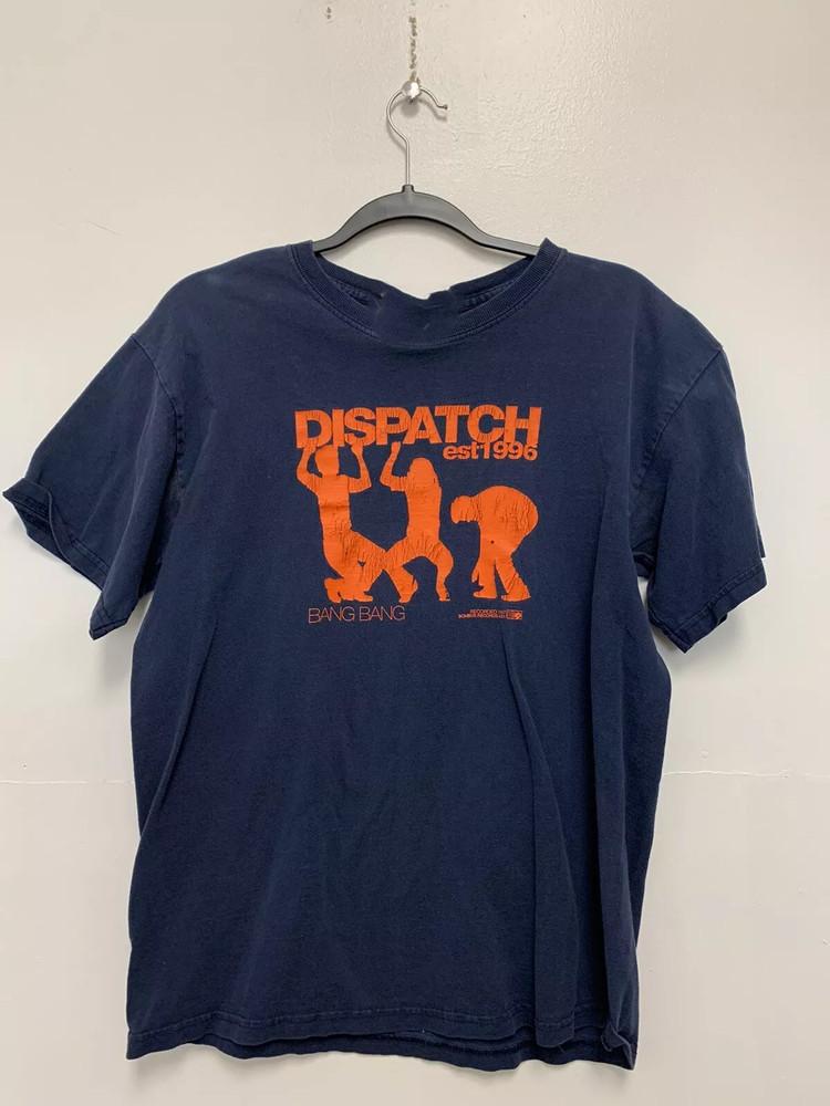 Vintage Bang Bang Dispatch 1996 Band T Shirt Navy All Size Gift Fan Unisex T-Shirt XXXL