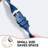 Stainless Steel Middle Brushed Watch Buckle 14mm 16mm 18mm Silver Rose Gold Black Watchband Strap Clasp Watch Accessories
