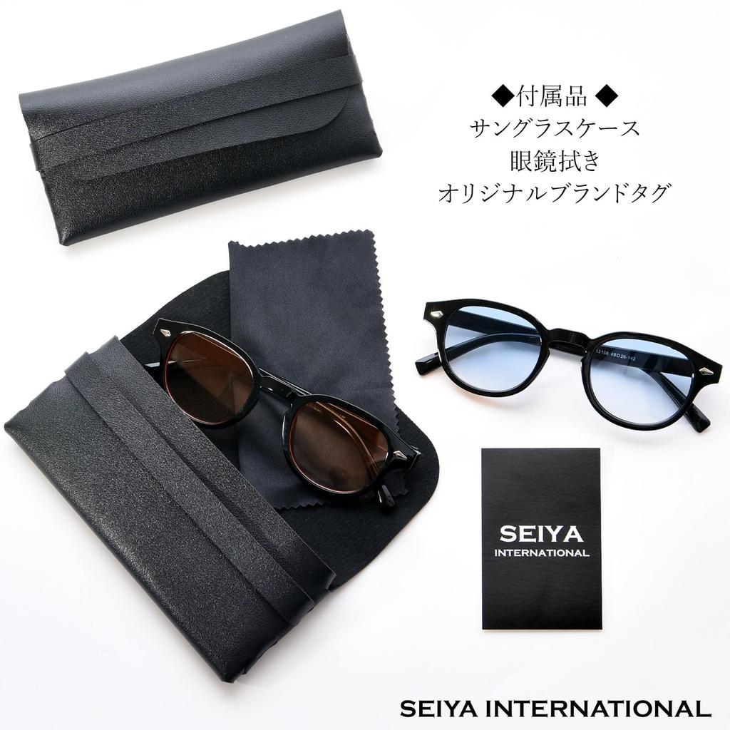 Stylish Sunglasses Wellington UV Protection [SEIYA INTERNATIONAL] Men's (Orange Gradient)
