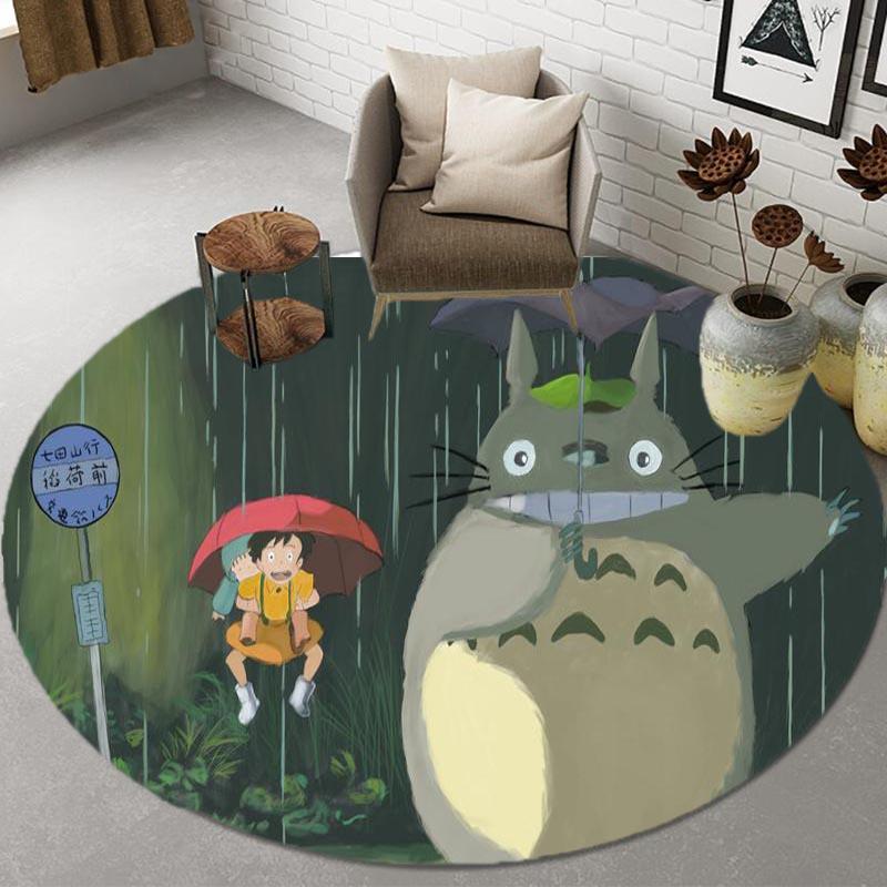2023 Animation Cartoon 3D Rugs Round Mats Round Rugs Bathroom Mats Home Decoration Kitchen Rugs Living Room Rugs Non-slip Rugs