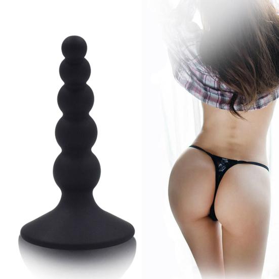 Silicone G-Spot Stimulation Women Men Butt Plug Dildo Masturbation Adult Sex Toy