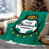 Club Santos Laguna Pattern Blanket for Home Decoration, Bed, Sofa, Car Travel, Camping, Suitable for All Seasons, Birthday Christmas Gift