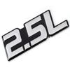 3D Metal Car Sticker 2.0L 2.2L 2.3L 2.4L 2.5L 2.8L 3.0L 3.5L Logo Emblem Badge Decals for BMW Audi Volkswagen Ford Toyota Honda