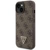 Guess Guhcp15Mp4Tdscpw Iphone 15 Plus / 14 Plus 6.7 Brązowy/Brown Hardcase Crossbody 4G Metal Logo
