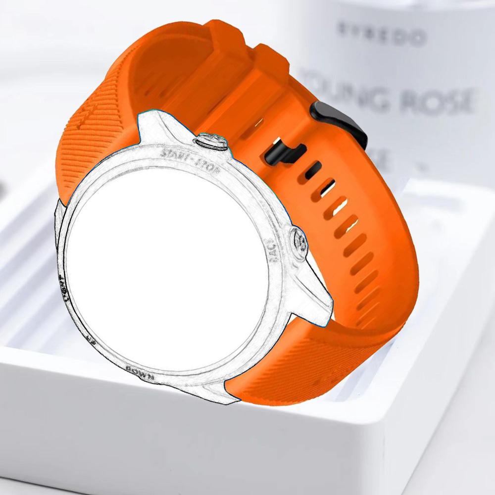 22mm Men'S Business Style WatchBand Smartwatch Accessories For Garmin Watch Venu 3 2 Silicone WatchStrap Women Adjustable Strap