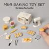 Mini Dollhouse Accessories: Bedroom & Kitchen Play Furniture Set